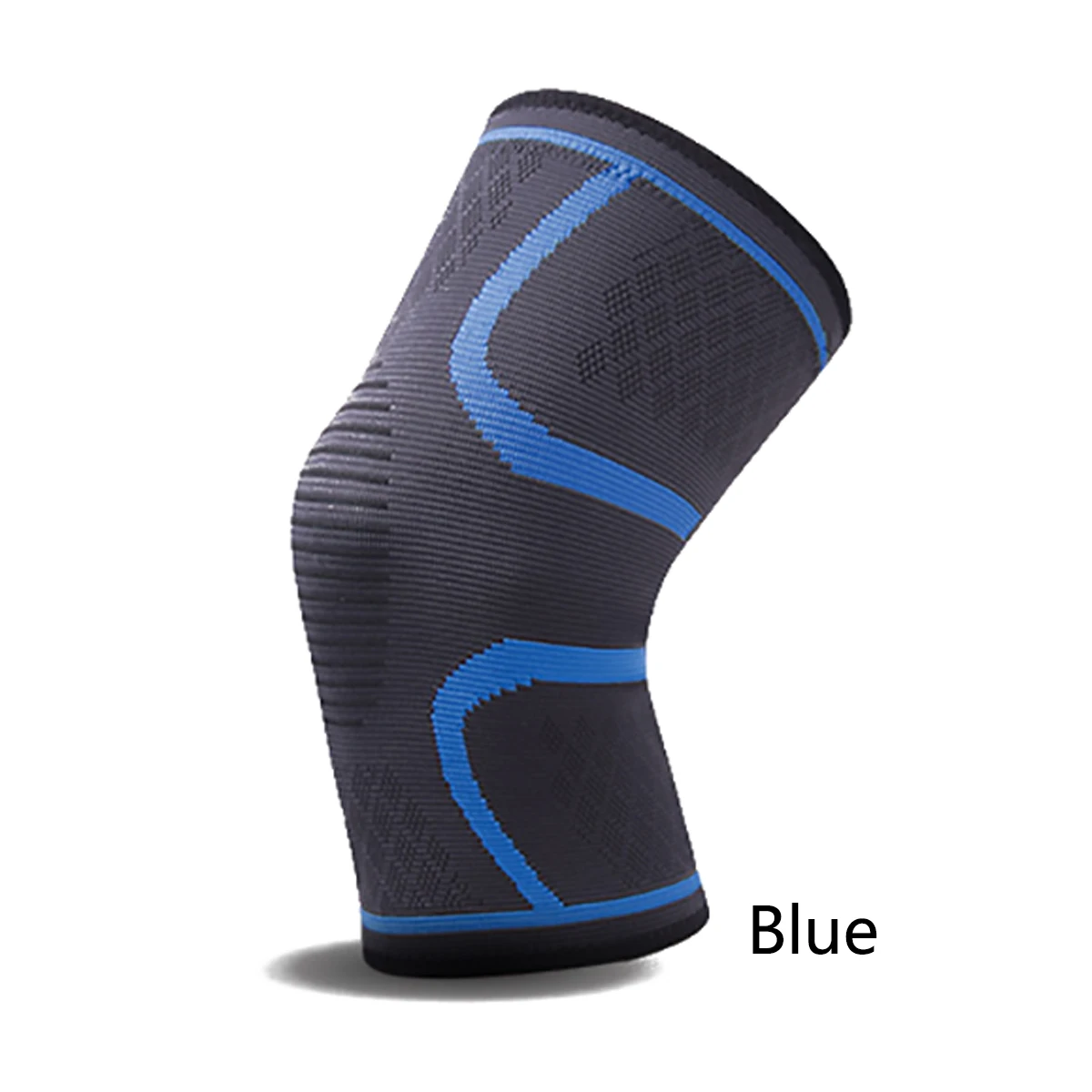 blue До колена Поддержка эластичная нейлоновая Спортивная Фитнес наколенники коленный фиксатор Поддержка для баскетбола MTB велосипед Фитнес время езды на велосипеде, бега - Цвет: blue