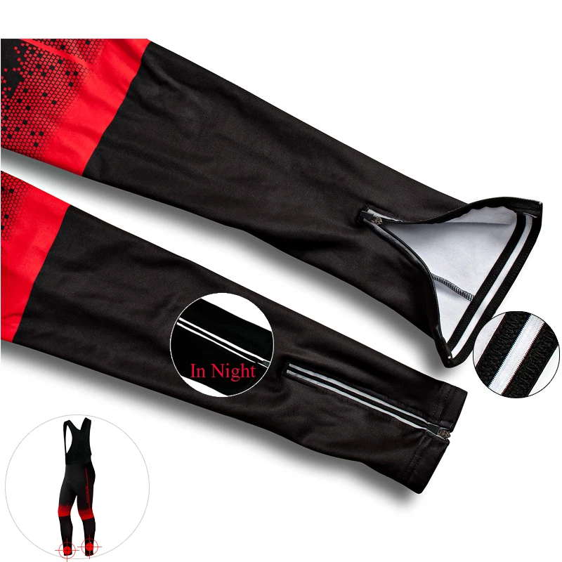 Cycling Pants Cycling Bib Pants Cycling Bib Pants Trousers Autumn Breathable Mountain Bike Pants Bicycle Tights Coolmax Gel Pad Cycling