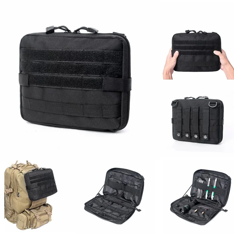 

TOtrait Tactical Pouch EDC Nylon Molle Utility Organizer Pouch Toolkit Knife Pouch Storage Bag Waterproof Hunting Field Pouch