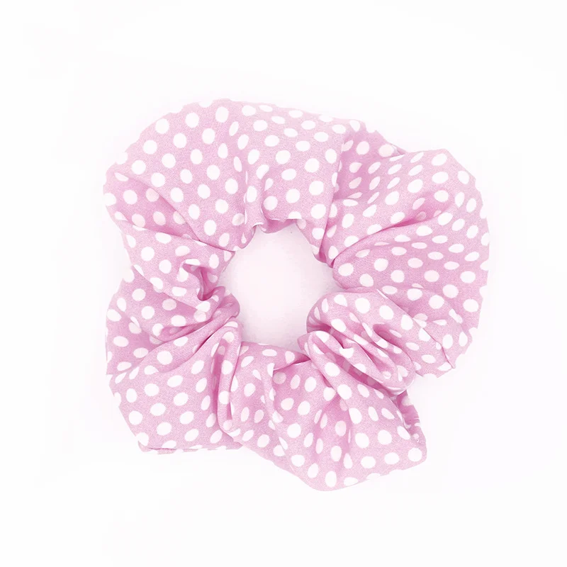 Cute Classic Scrunchie Stretch Headband Dot Plaid Scrunchies Women Elastic Hair Band Girls Hair Ties Striped Hair Accessories hair clips for fine hair Hair Accessories