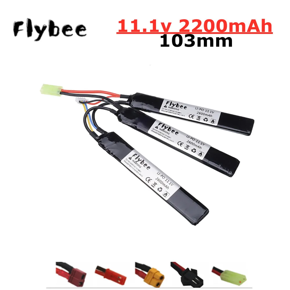 Аккумулятор для водяного пистолета 3S Lipo 11 1 В 2200 мАч 40C 452096 дюйма | Электроника
