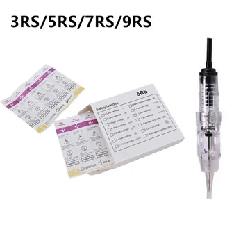 

Disposable Tattoo Needles Cartridge 10Pcs Permanent Makeup Eyebrow Lip Embroidery Cartridge Needles