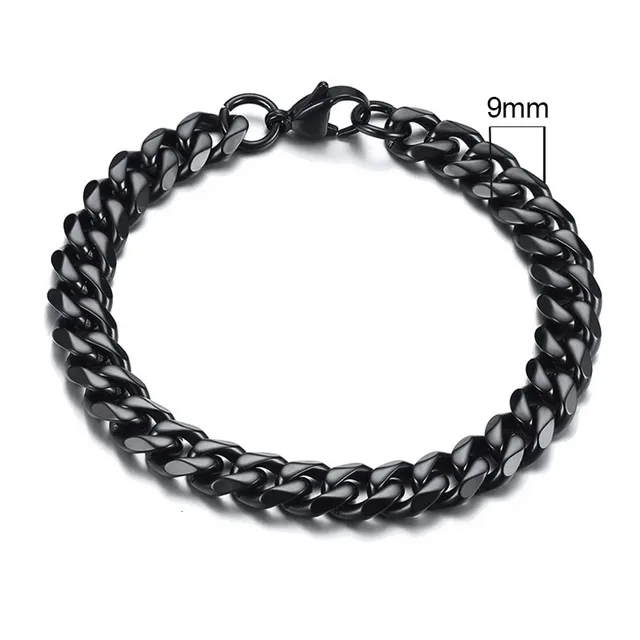Punk Antik Mengekang Rantai Gelang Mode 