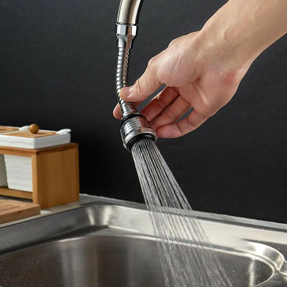 

360 degree fit kitchen faucet bathroom extension foam tube filter kitchen water water accessories faucet O8D9