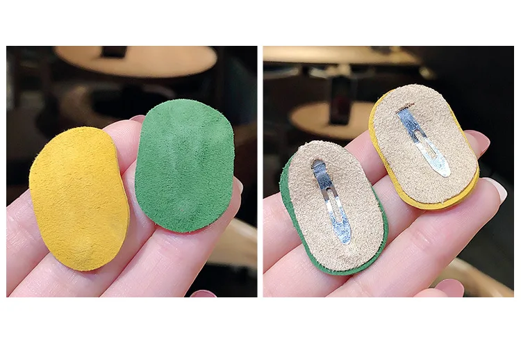 60set/lot 2pcs/set DIY Multi Felt Suede Fabric Hair BB Clip Simple Bang Hairpins Hair Styling Tools Hair Accessories HA1243