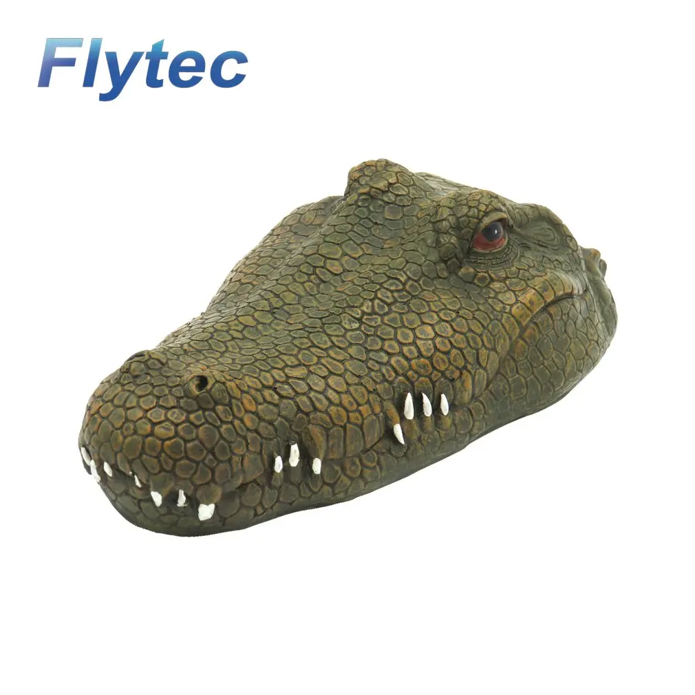 Flytec 2,4 г 15 км/ч RC лодка моделирование головы крокодила гоночный катер Электрический Водонепроницаемый пульт дистанционного управления крокодил пародия игрушка