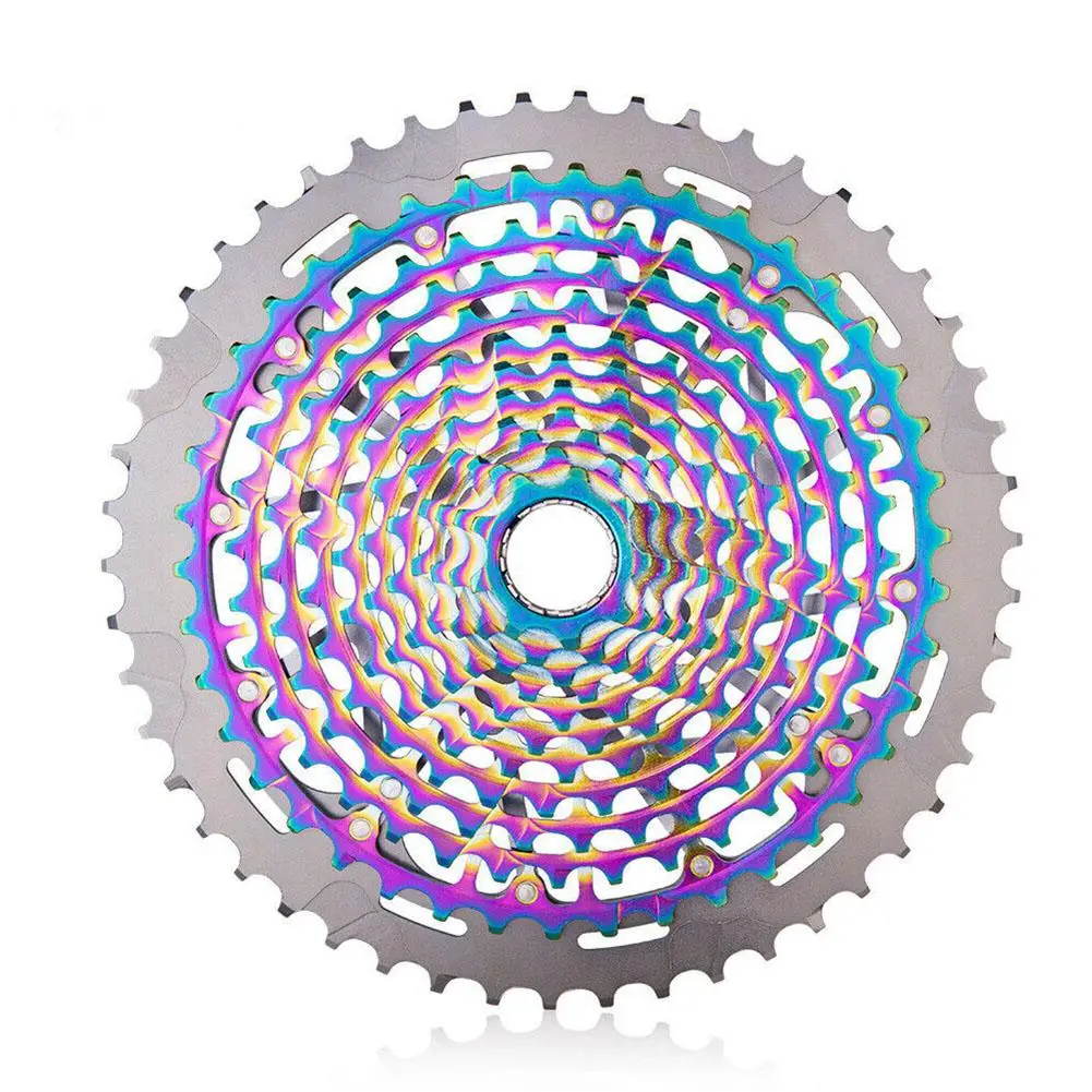 

12 Speed Cassette 9-50T Wide Ratio Freewheel Mountain Bike Ultra-light Aluminum Alloy Cassette Flywheel for SRAM X-D Freewheel