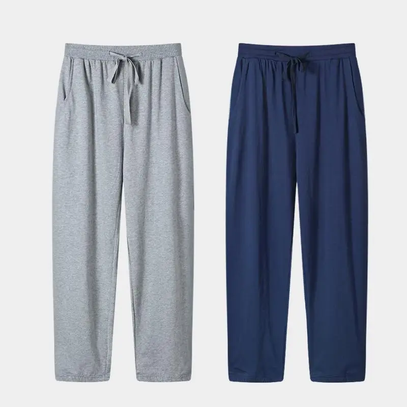 2 шт один лот хлопок Мужчины s пижама и брюки из хлопка гостиная сон носить мужчин 1508 - Цвет: model 2