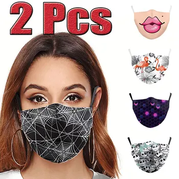 

2 Pcs New Unisex Anti-Infection Virus Face Mouth Masks Cover Reusable Protection Dust Breath Proof Bacteria Mask Washable Masks