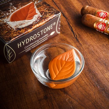 

GALINER Cigar Humidifier Reusable Leaf Clay Hydrostone Keep Conditioning Humidity 100% Natural Tobacco Humidifier For Humidor