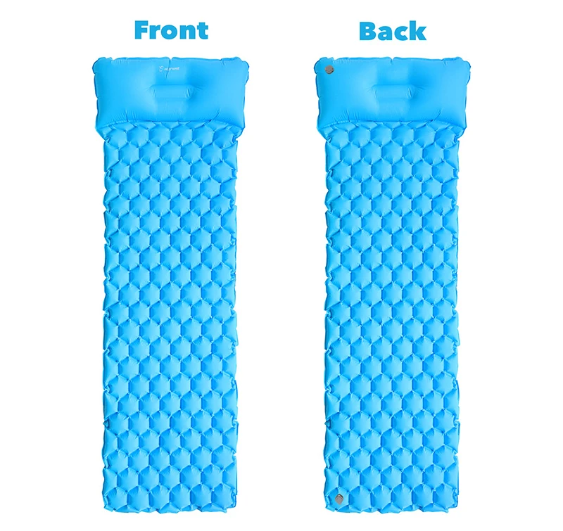 带枕 六边形睡垫 正反 天蓝