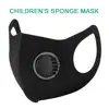 New Spong Black Valve Kid Child Mask Mouth Face Masks Anti PM2.5 Dust Maske Washable Reusable Mouth Cover PM2.5 Filter 2