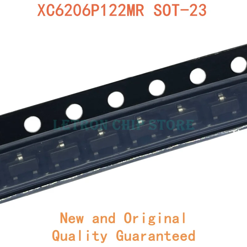 Линейный чип регулятора XC6206P122MR SOT-23 65BX 100 в SOT23 SMD LDO новый и оригинальный IC 1 2 шт. |