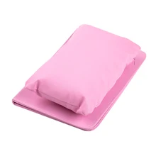 Моющиеся подставки для рук для дизайна ногтей профессиональный держатель Маникюрный Инструмент из искусственной кожи складной с подушкой