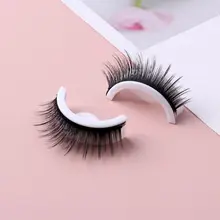  Extension Tools Natural Long 3D False Eyelashes Quick to Wear Reusable Self-Adhesive Eyelashes Mink Hair No Need Glue 
