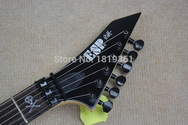 Рекламная цена Custom Shop kh подписи с мостом активный звукосниматель 9V батарея черная гитара 7-08