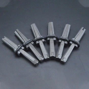 

10 Set Easy Apply Plug Wedge Industrial Marble Granite Hand Tools Stone Splitter Manual Steel High Hardness With Feather Shims