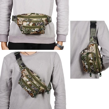 

Unisex Waist Bags Fashion Multifunction Crossbody Bag Outdoor Casual Shoulder Bags Oxford Fanny Packs Men Belt Hip Bum Bag
