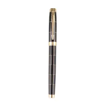 

Luxury Men's Grid Fountain Pen 0.5mm Nib Business Writing Signing Calligraphy Pens Office Stationery Supplies