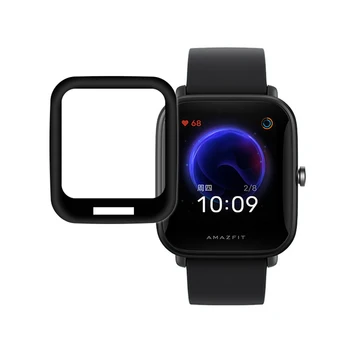

3D Curved Edge Soft Protective Film Smartwatch LCD Full Cover Protection For Amazfit Bip U / Pop Smart Watch Screen Protector