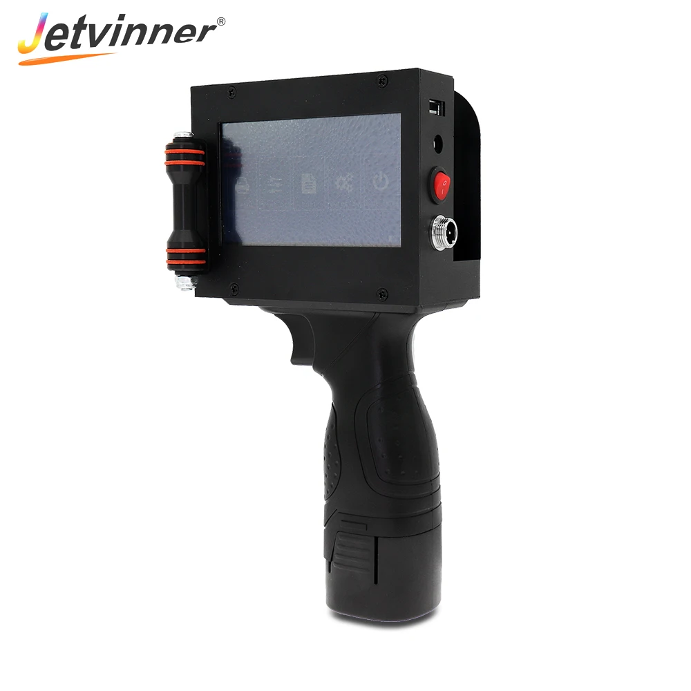 Портативный струйный принтер Jetvinner с сенсорным экраном для QR кода/штрих