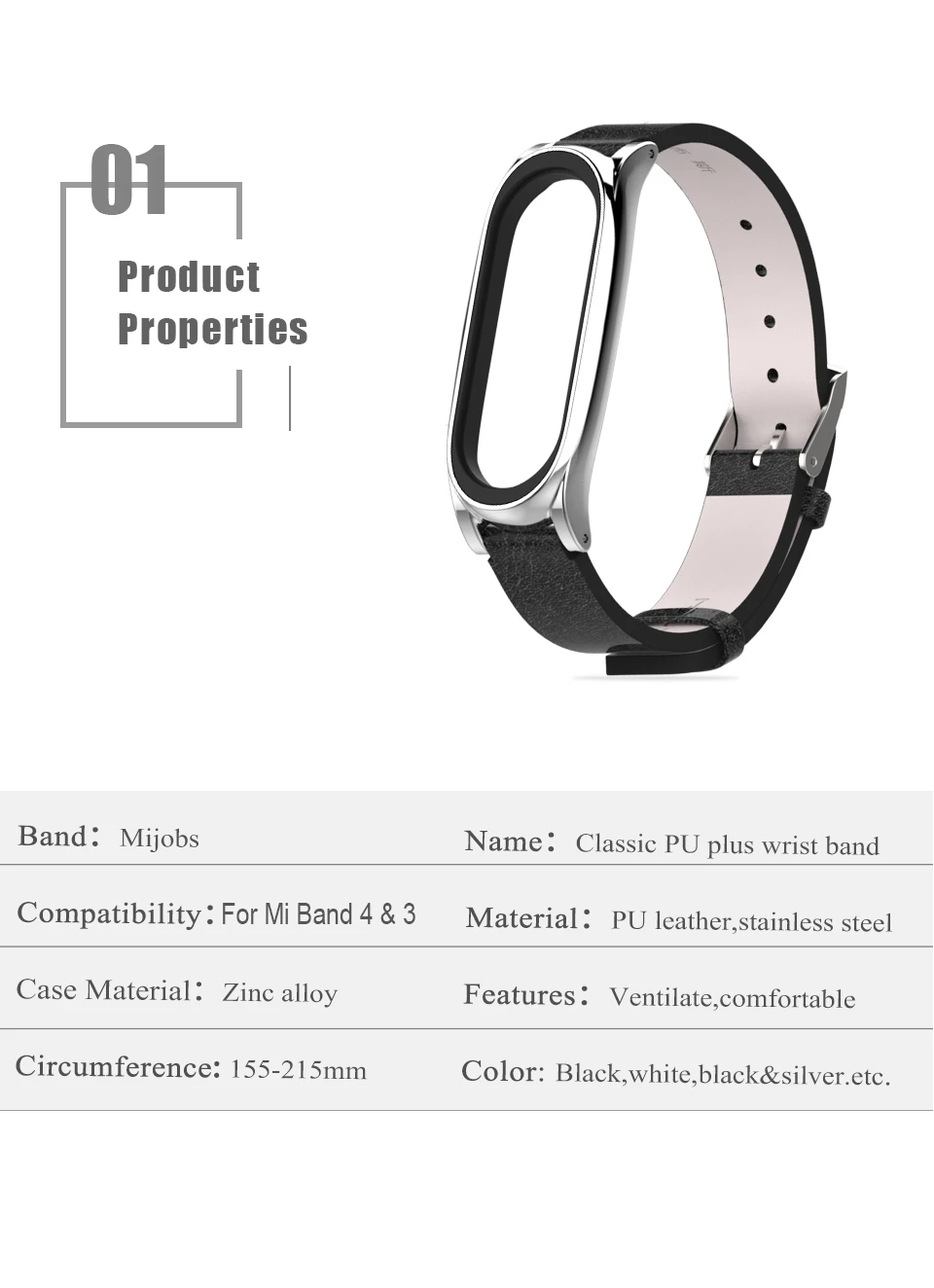 Ремешок из искусственной кожи для mi Band 4 Smartband браслет для Xiaomi mi Band 4 PU ремешок плюс металлический каркас ремешок для mi Band 4 NFC