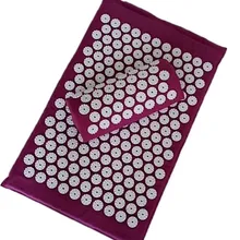 Appro.62*38 см) Эко коврик Массажер для акупрессуры акупунктурные коврики+ подушка массаж от стресса