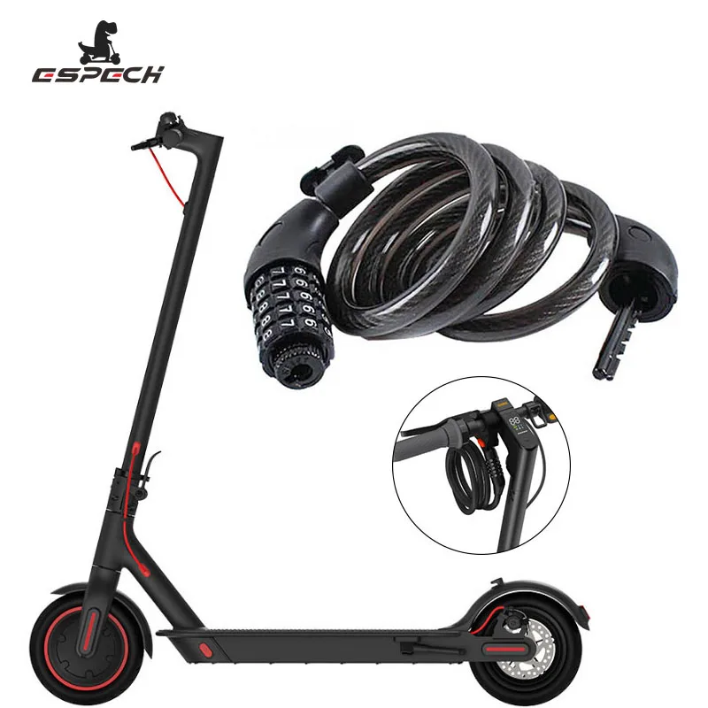 Moligh doll Verrou de Code Portable Antivol pour Ninebot Max G30 pour Accessoires de Verrouillage de Scooter /éLectrique M365