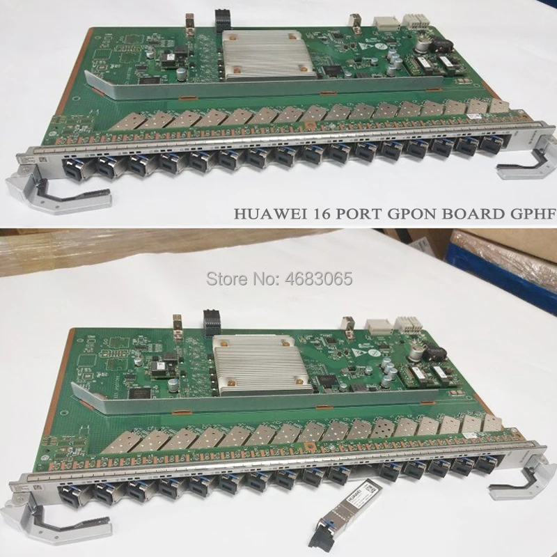Huawei 16 портов H901GPHF Расширенный GPON OLT интерфейсная плата GPHF с модулями SFP C