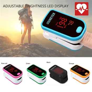 

Oximeter Fingertip Blood Oxygen SpO2 Monitor Fitness Tracker Health Care Sport Exercise Monitoring Digital LED Display 1PC