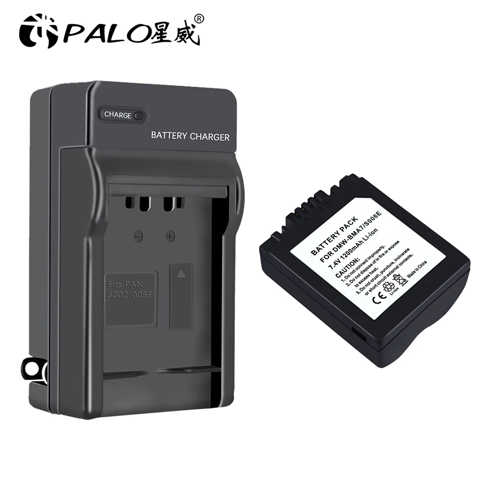 Palo 1200Mah Cga-S006E S006E Li-Ion Batteria Per Panasonic Lumix Dmc-Dmc-Fz7 Fz8 Fz18 Fz35 Fz28 Fz38 Fz30 Batteria Di Ricambio Della Macchina Fotograf