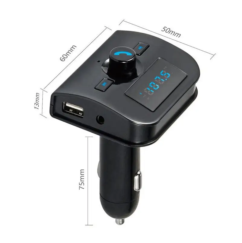Fm-передатчик Handsfree комплект беспроводной связи bluetooth для автомобиля ЖК-дисплей MP3 плеер USB зарядное устройство автомобильные аксессуары Handsfree FM модулятор