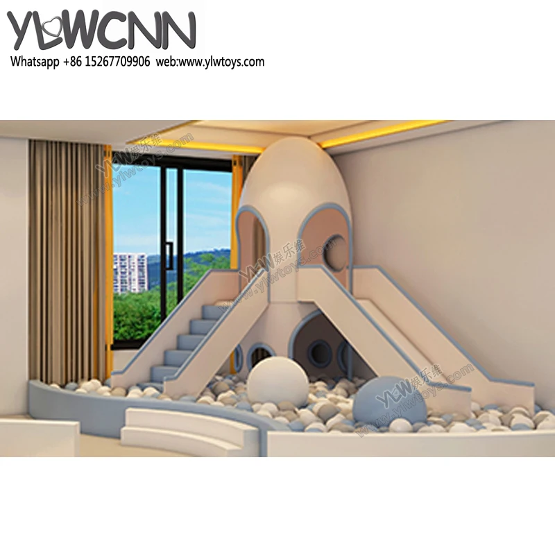

YLWCNN Kid Soft Playground House Play Funnny Slide Ball Pool Maze Y202112A41 Baby Cartoon Indoor Paradise Park