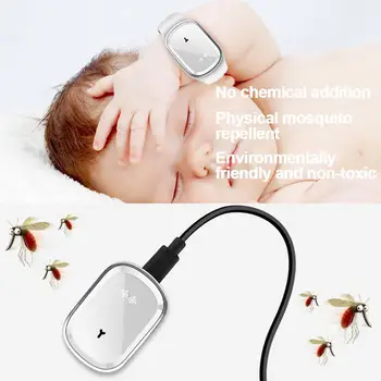

Fashion Intelligent Ultrasonic Mosquito Repellent Bracelet Waterproof Adult For Kids Camping Baby Watch Anti-mosquito Ring E3A9