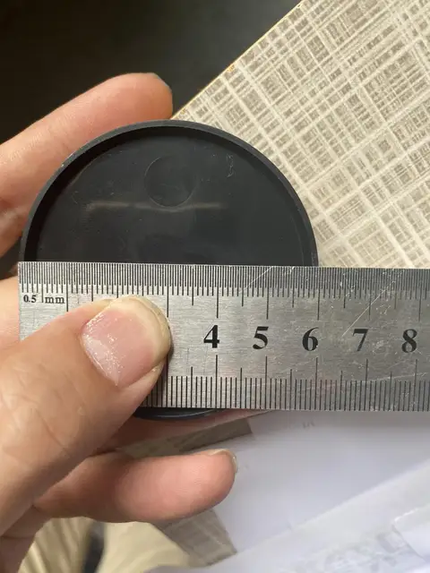 20 x 60mm bases For games plastic black bases 2