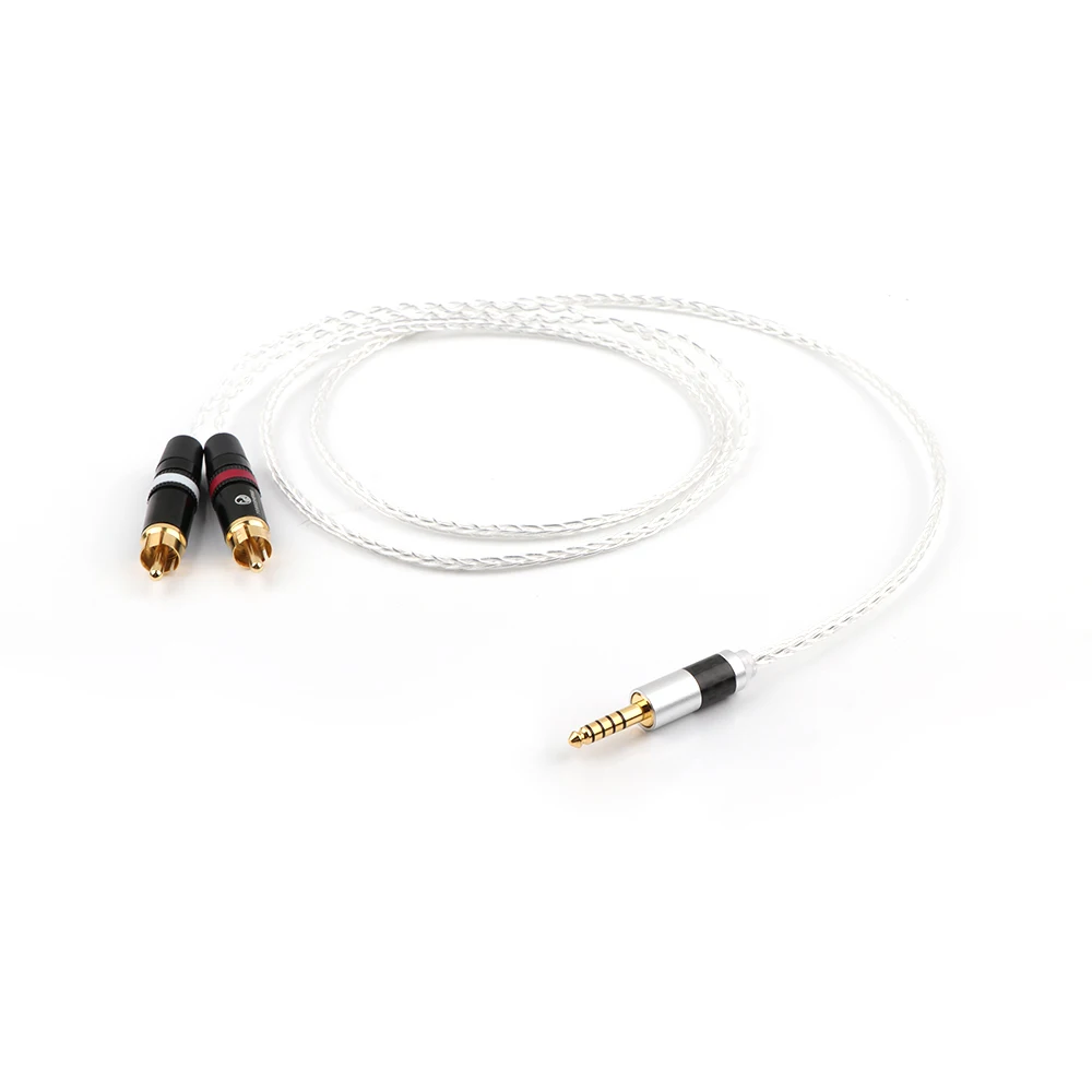 HIFI 4 4mm to 2 RCA Audio Cable WM1A 1Z PHA 1A 2A Z1R 4 4mm Upgrade Cable