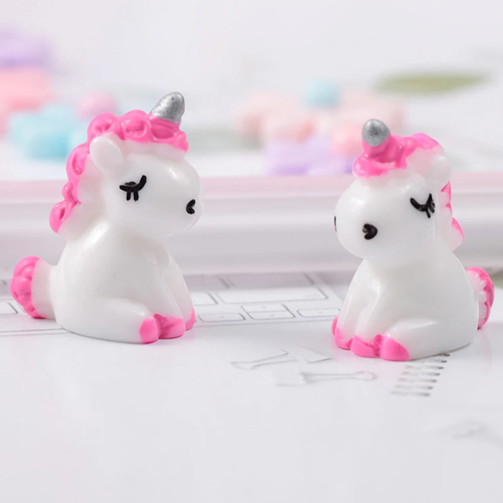 5 шт./партия креативные детские игрушки смола единорог глина Популярные Diy клейкие аксессуары детские инструменты украшения - Цвет: Style 4