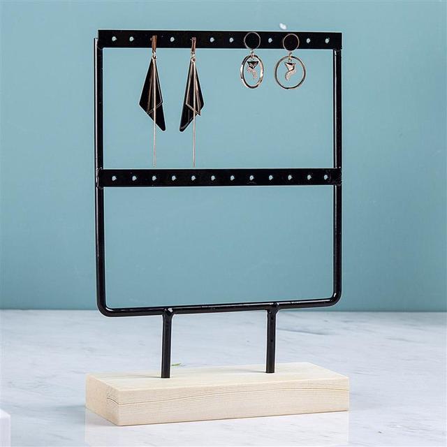 Display 24/44/66 holes Stand for Earrings Pendants Bracelets Jewelry Stud Earrings Holder Jewellery Rack Wholesale