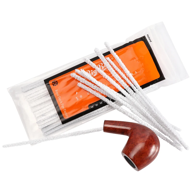 50pcs/lot Cotton Smoking Pipe Cleaners White Tobacco Pipes, Pipe