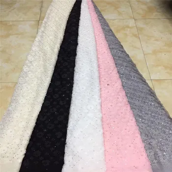 

African Lace Fabric beads Embroidered Nigerian Laces Fabric Bridal High Quality French Tulle Lace Fabric For Wedding Party