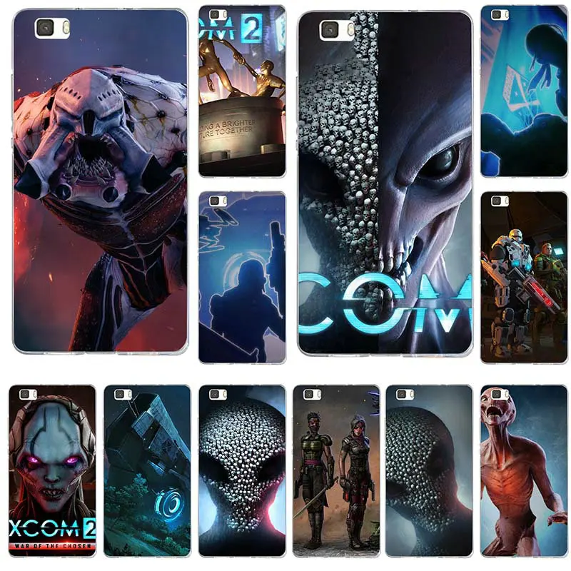 Silicone Soft TPU Phone Cases for Huawei P8 P9 P10 Lite Mate 10 Pro Y3 Y5 Y6 II Y7 Honor 6X 7X 9Plus Coque Shell Fashion XCOM 2 | Мобильные