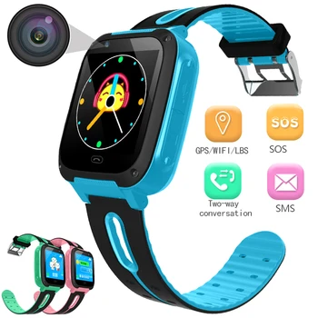 

Child Smart Digital Watch with Security Anti-lost SOS Emergency Call LBS Positioning Kids Clock Intelligent Power Saving Watches