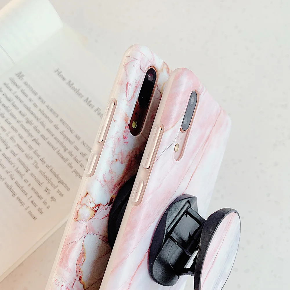 Винтажный мраморный чехол SUYACS для samsung A50 A70 S10 S8 S9 Plus S10e для huawei P20 P30 Pro Lite mate 20 Pro, мягкая задняя крышка IMD