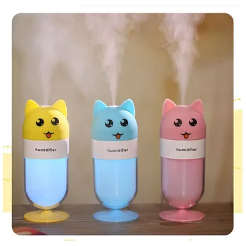 

Mini Aroma Atomizer for Home 120ML USB Air Humidifier Cactus Timing Aromatherapy Diffuser Mist Maker Fogger