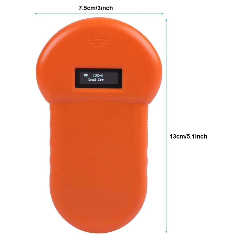 134,2 кГц Pet ID Reader животное чип цифровой сканер USB Перезаряжаемый микрочип портативная идентификация общее применение