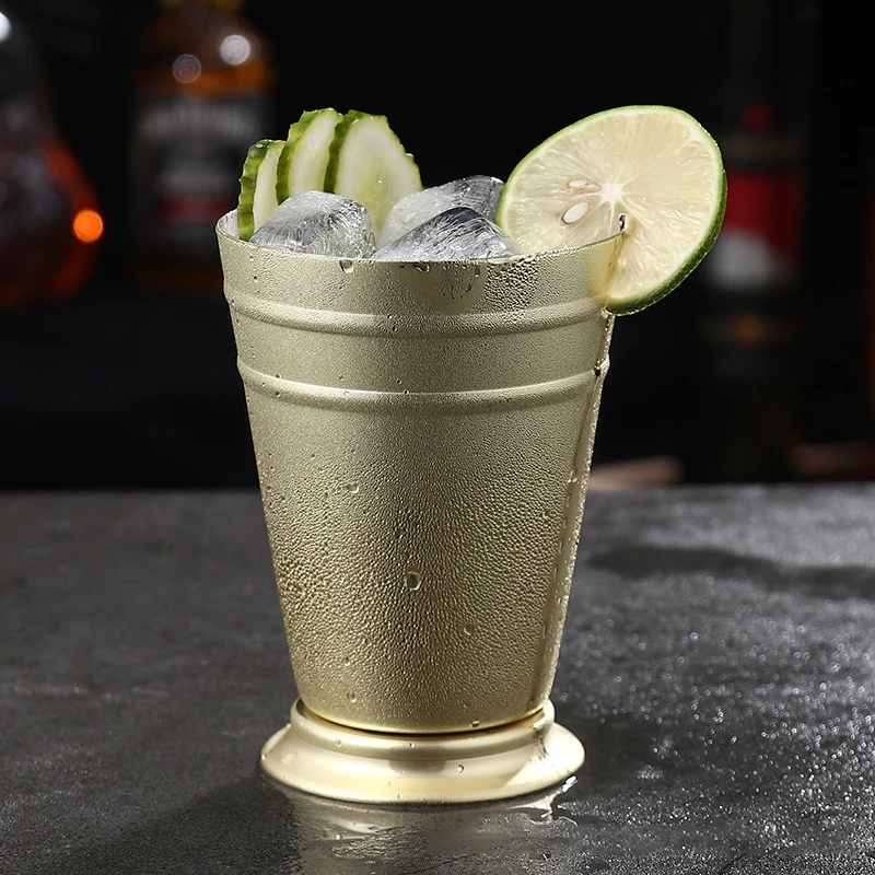 Чашка из нержавеющей стали, миксер для коктейлей, рулонная чашка Mojito mule