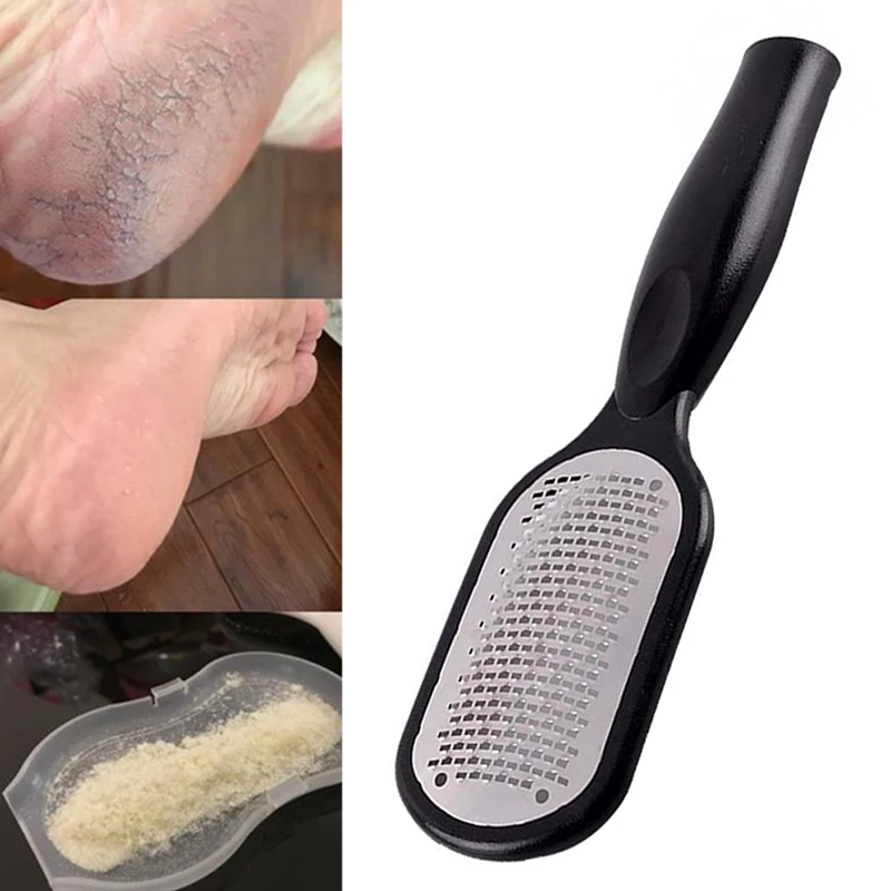Pedicure Foot File Callus Remover Stainless Steel Foot Scraper Portable
