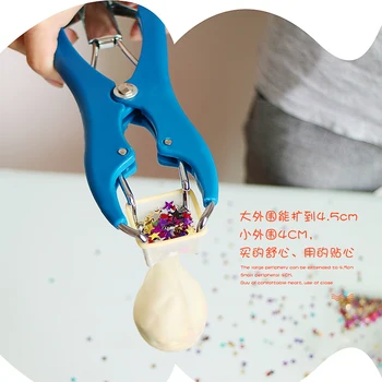 

Metal Balloons expansion pliers Filling Balloon mouth expander DIY tools for transparent bobo bubbles ballons filling confetti