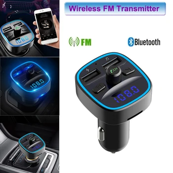 

1pc FM Player Bluetooth Connect TF Card Multi Function Media Player Audio Player For Car FM Transmitter