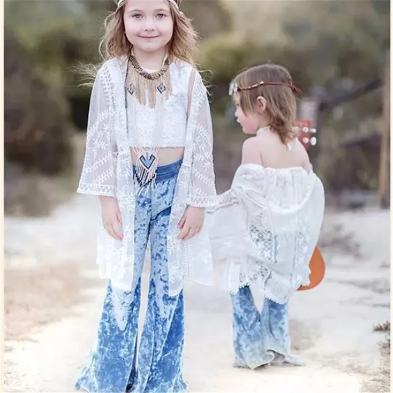 От 1 до 6 лет комплекты одежды для маленьких девочек белые топы футболка широкие